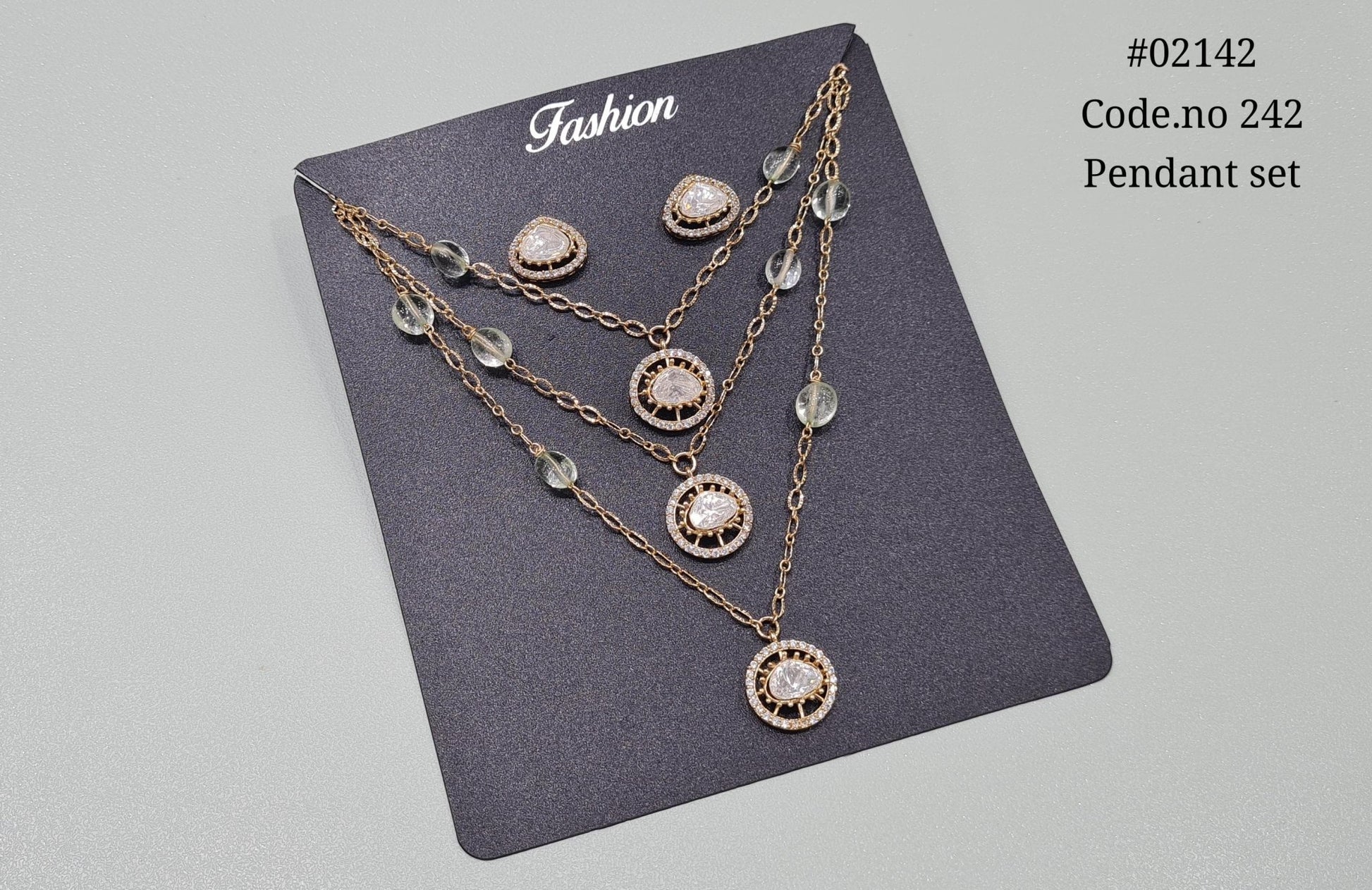 Kundan pendant 02142 - KRISHNA'S SWETA JEWELLERY