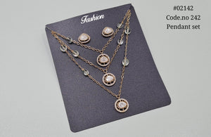 Kundan pendant 02142 - KRISHNA'S SWETA JEWELLERY