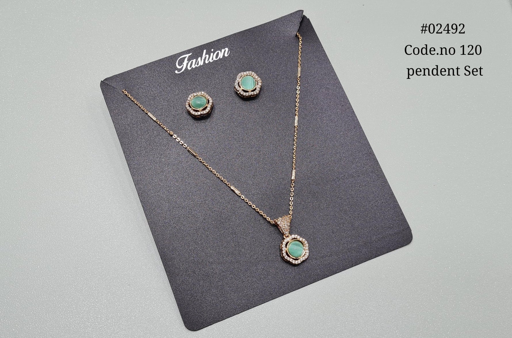 Kundan Pendant 02492 - KRISHNA'S SWETA JEWELLERY