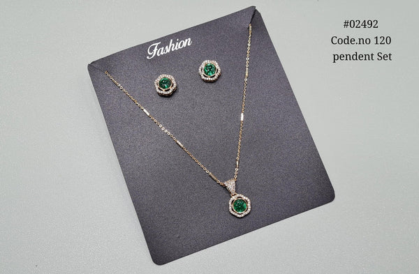 Kundan Pendant 02492 - KRISHNA'S SWETA JEWELLERY