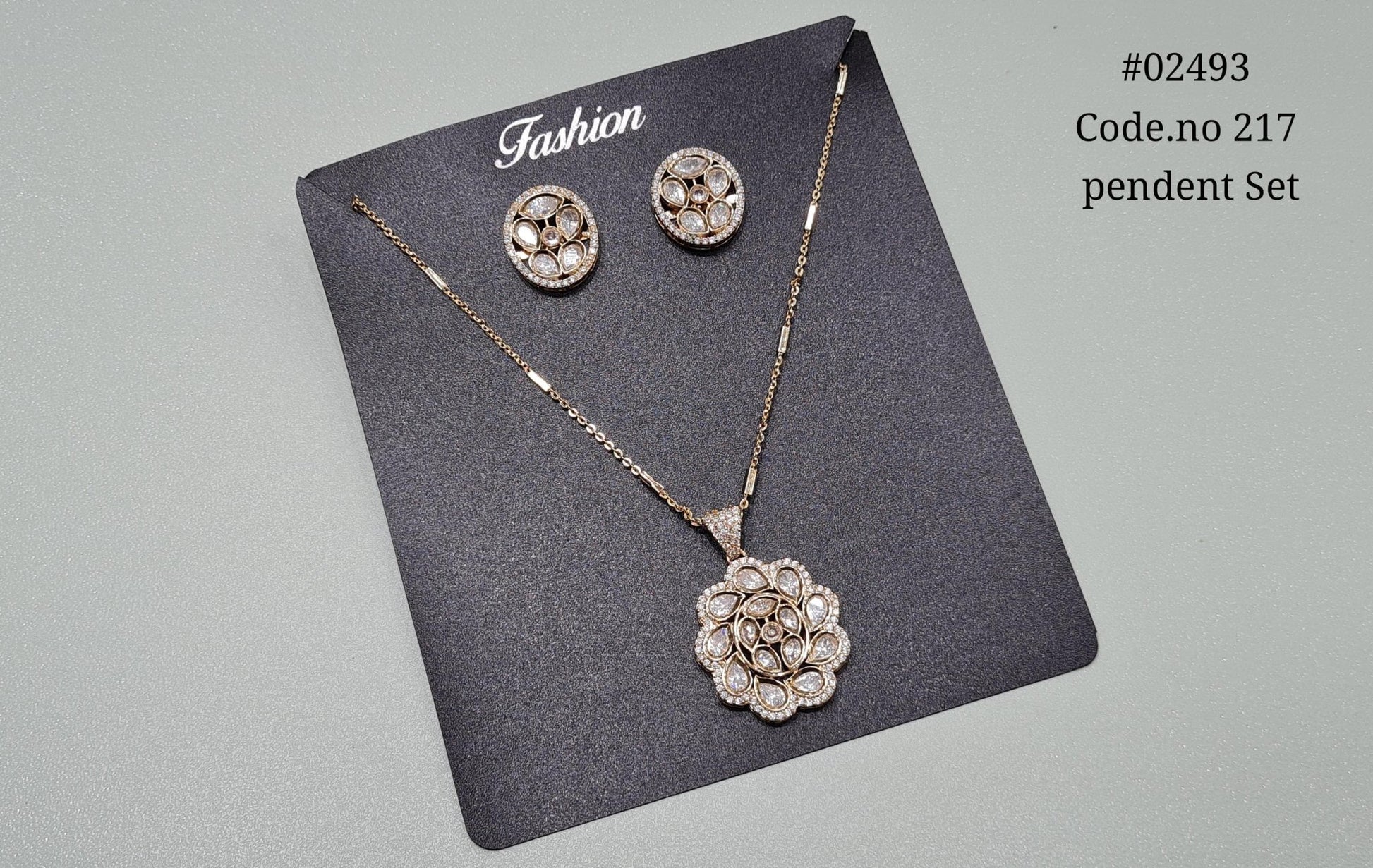 Kundan Pendant 02493 - KRISHNA'S SWETA JEWELLERY