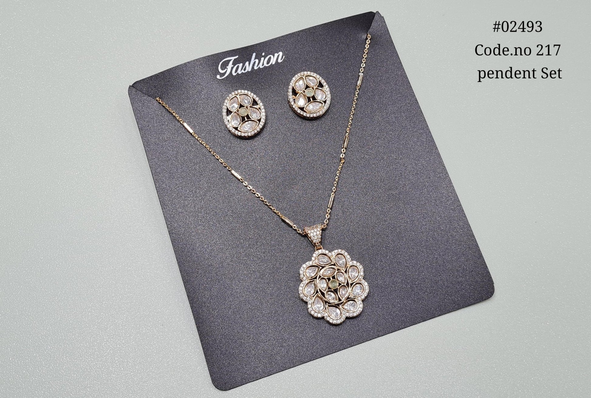 Kundan Pendant 02493 - KRISHNA'S SWETA JEWELLERY