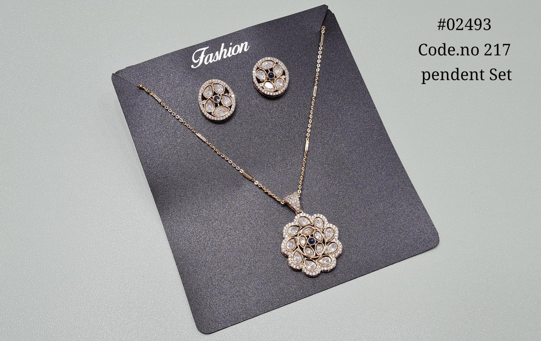 Kundan Pendant 02493 - KRISHNA'S SWETA JEWELLERY