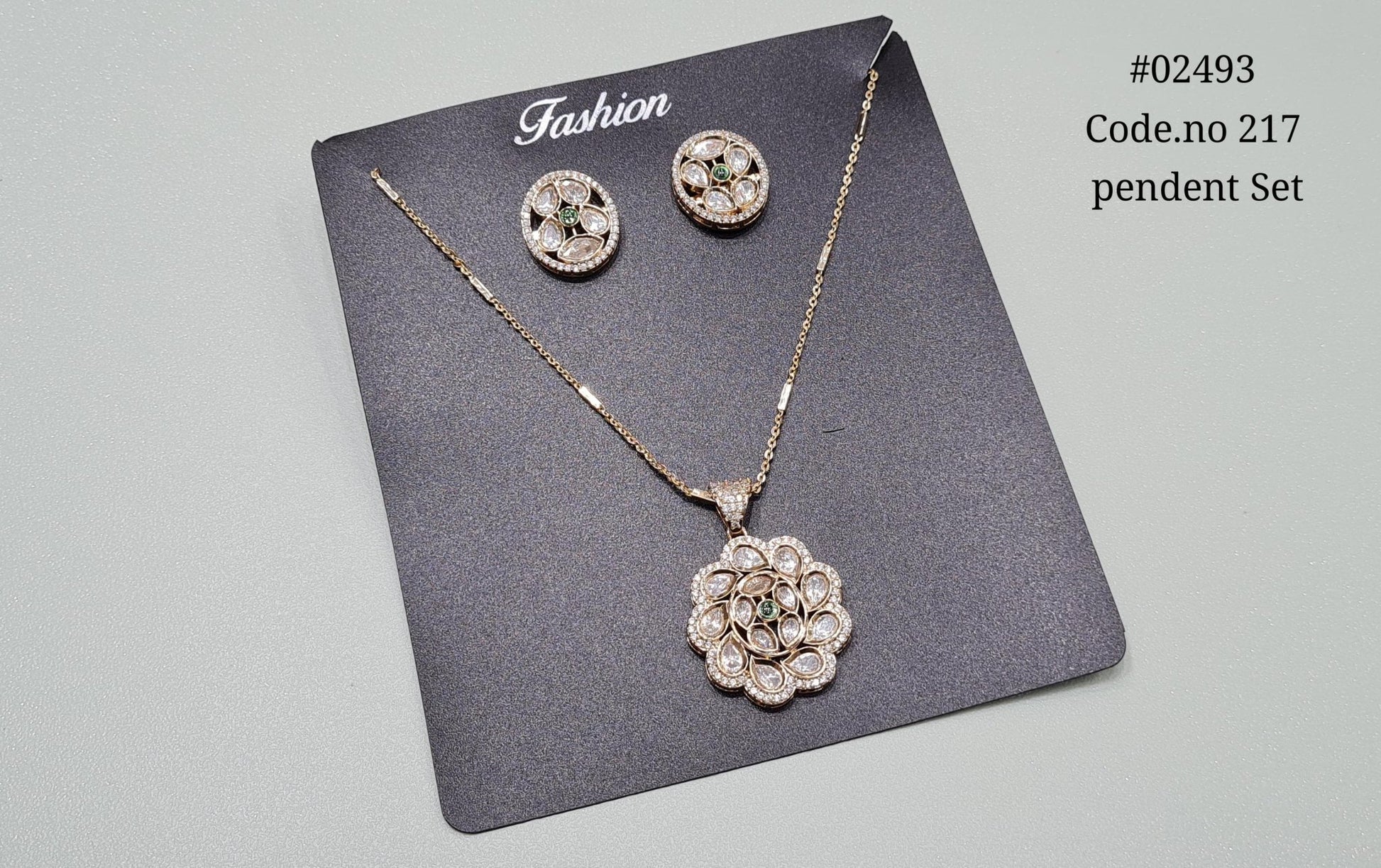 Kundan Pendant 02493 - KRISHNA'S SWETA JEWELLERY