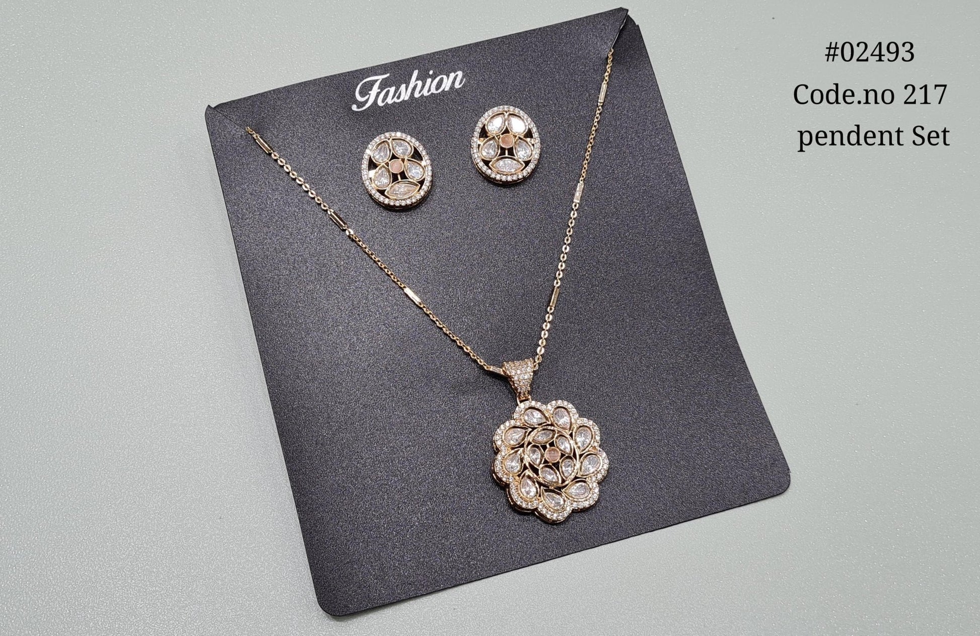 Kundan Pendant 02493 - KRISHNA'S SWETA JEWELLERY