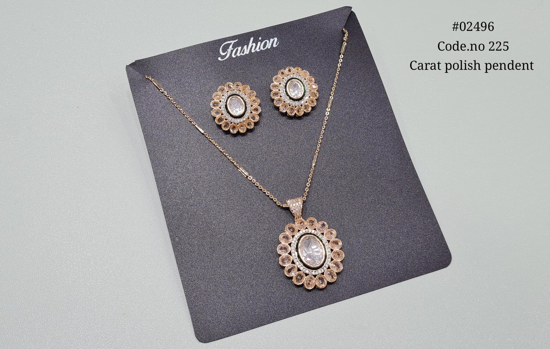 Kundan pendant 02496 - KRISHNA'S SWETA JEWELLERY