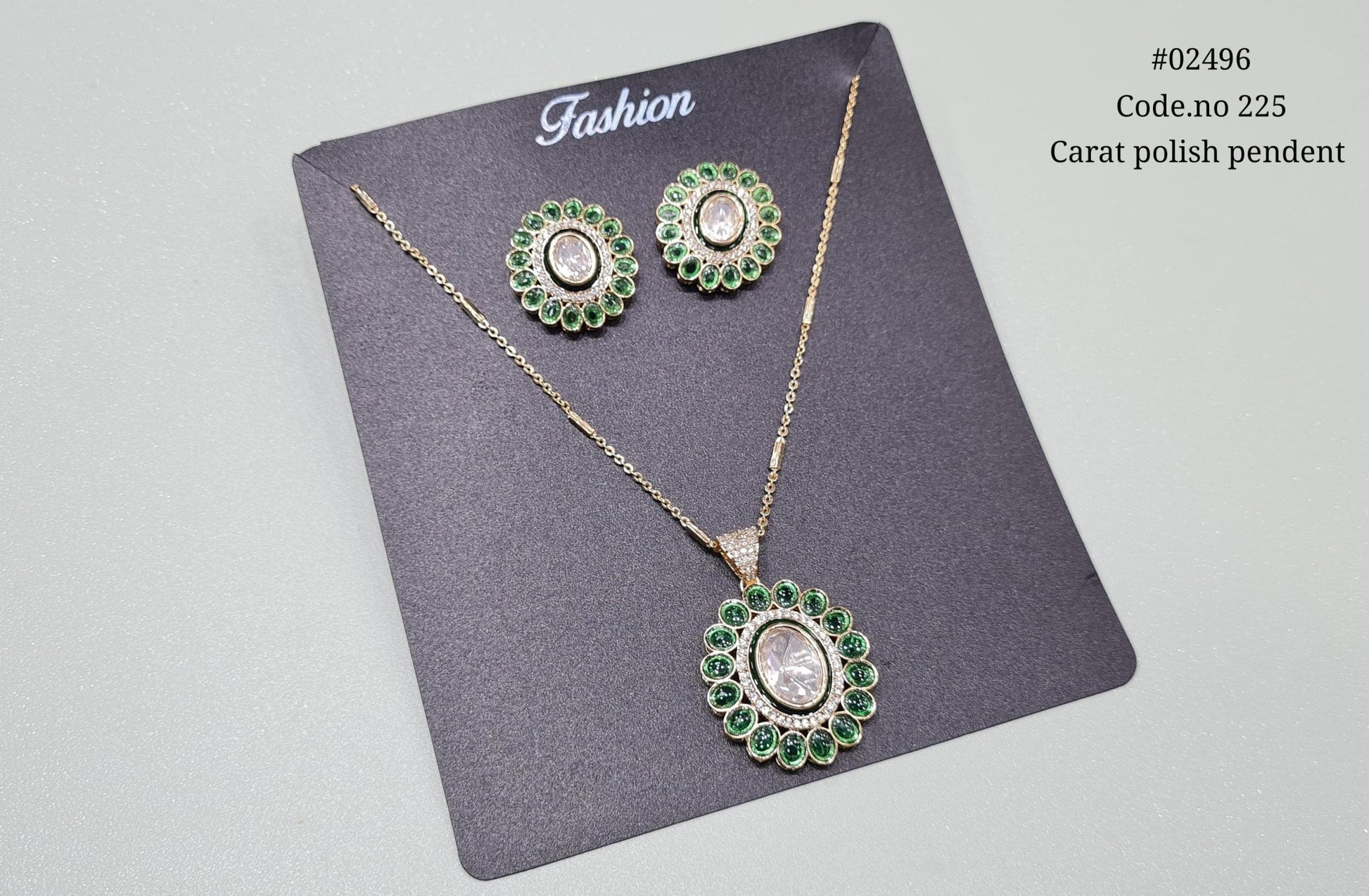 Kundan pendant 02496 - KRISHNA'S SWETA JEWELLERY