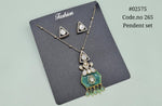 Kundan pendant 02575 - KRISHNA'S SWETA JEWELLERY