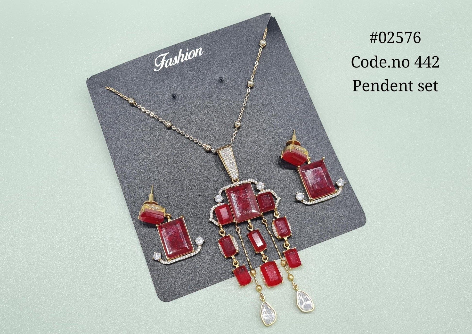 Kundan pendant 02576 - KRISHNA'S SWETA JEWELLERY