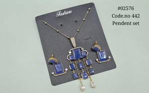 Kundan pendant 02576 - KRISHNA'S SWETA JEWELLERY
