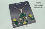 Kundan pendant 02576 - KRISHNA'S SWETA JEWELLERY