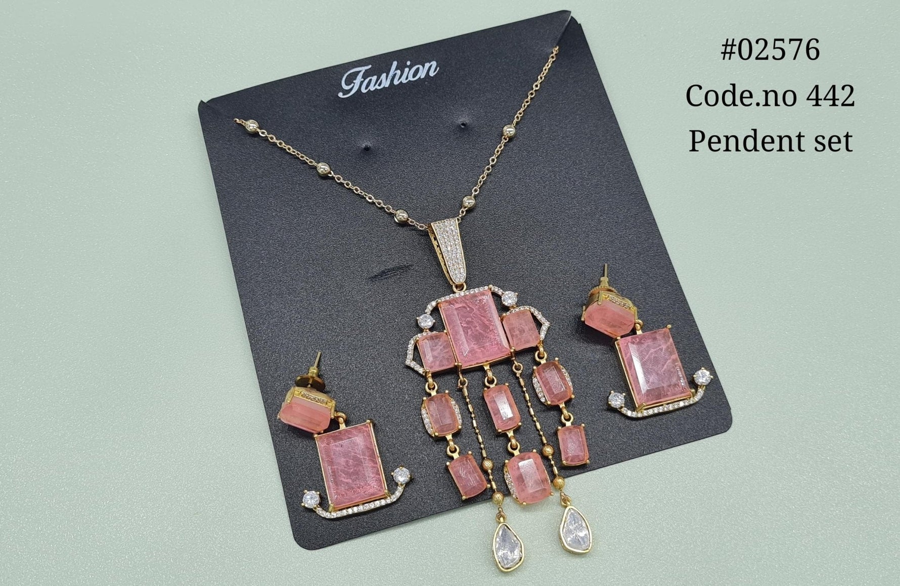 Kundan pendant 02576 - KRISHNA'S SWETA JEWELLERY