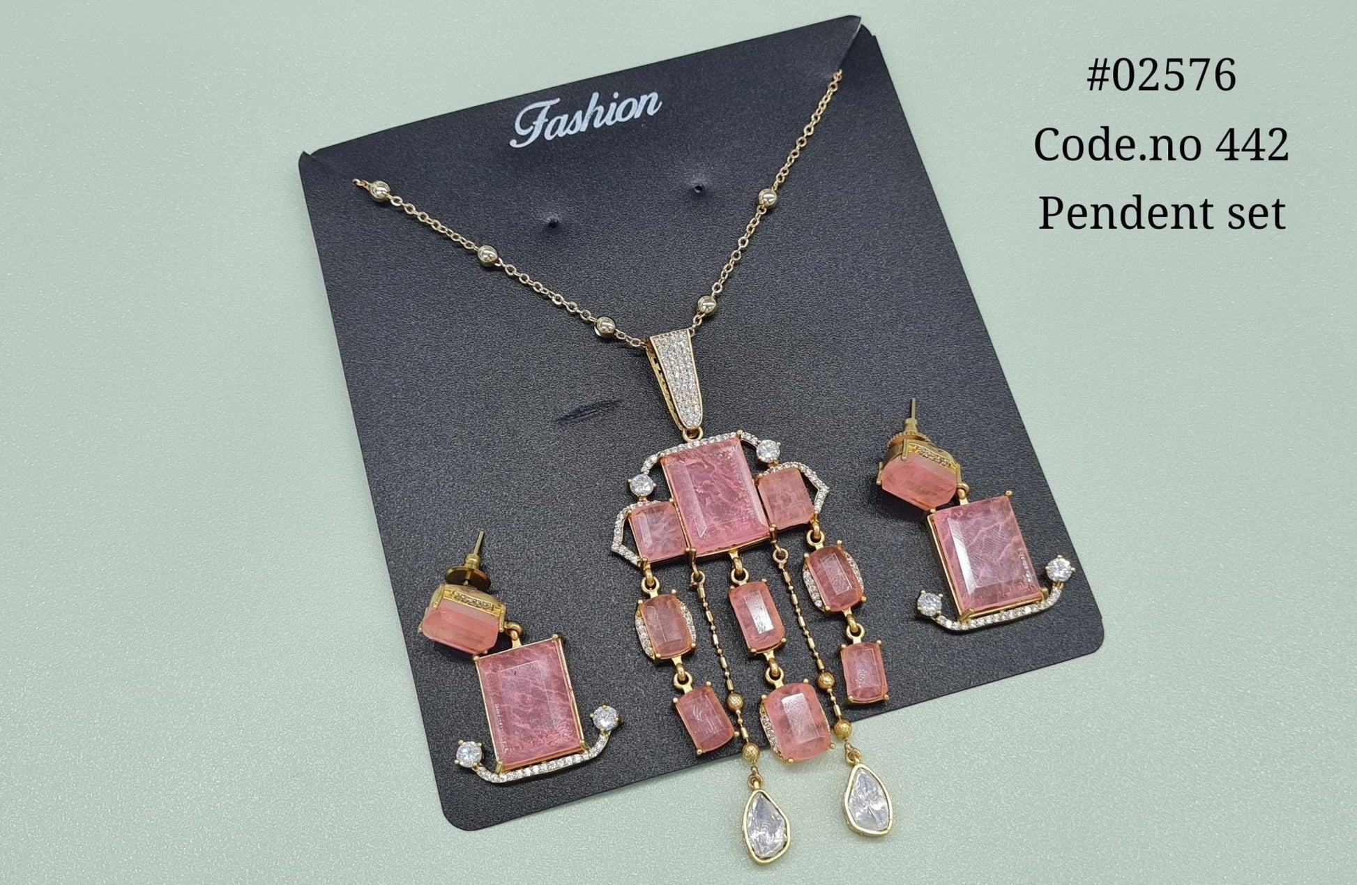 Kundan pendant 02576 - KRISHNA'S SWETA JEWELLERY