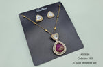 Kundan Pendant 02636 - KRISHNA'S SWETA JEWELLERY