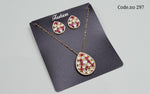 Kundan Pendant 03412 - KRISHNA'S SWETA JEWELLERY