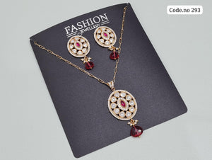 Kundan Pendant 03413 - KRISHNA'S SWETA JEWELLERY