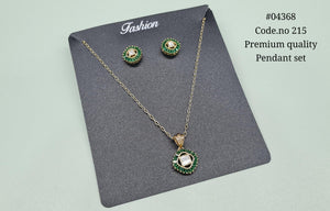 Kundan Pendant 04368 - KRISHNA'S SWETA JEWELLERY