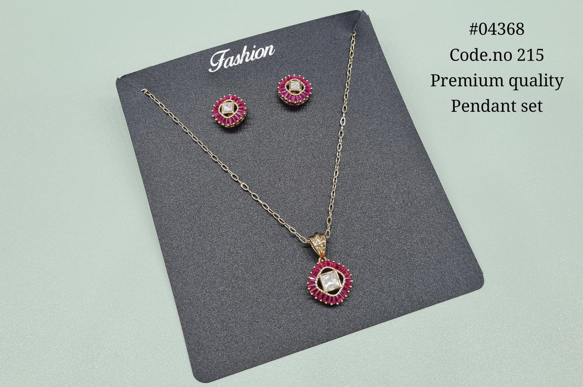 Kundan Pendant 04368 - KRISHNA'S SWETA JEWELLERY