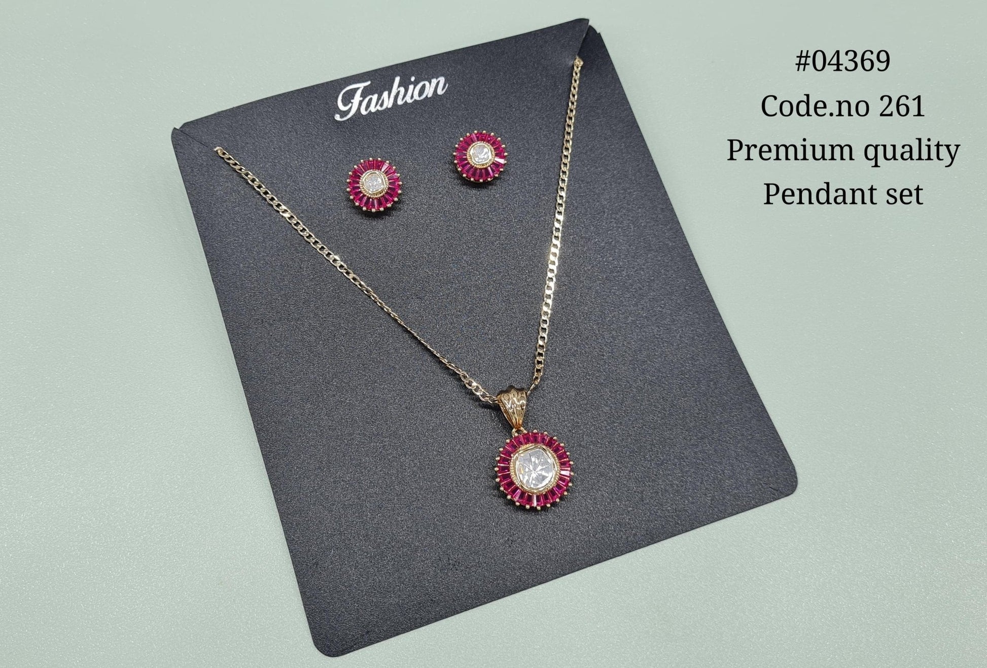 Kundan Pendant 04369 - KRISHNA'S SWETA JEWELLERY