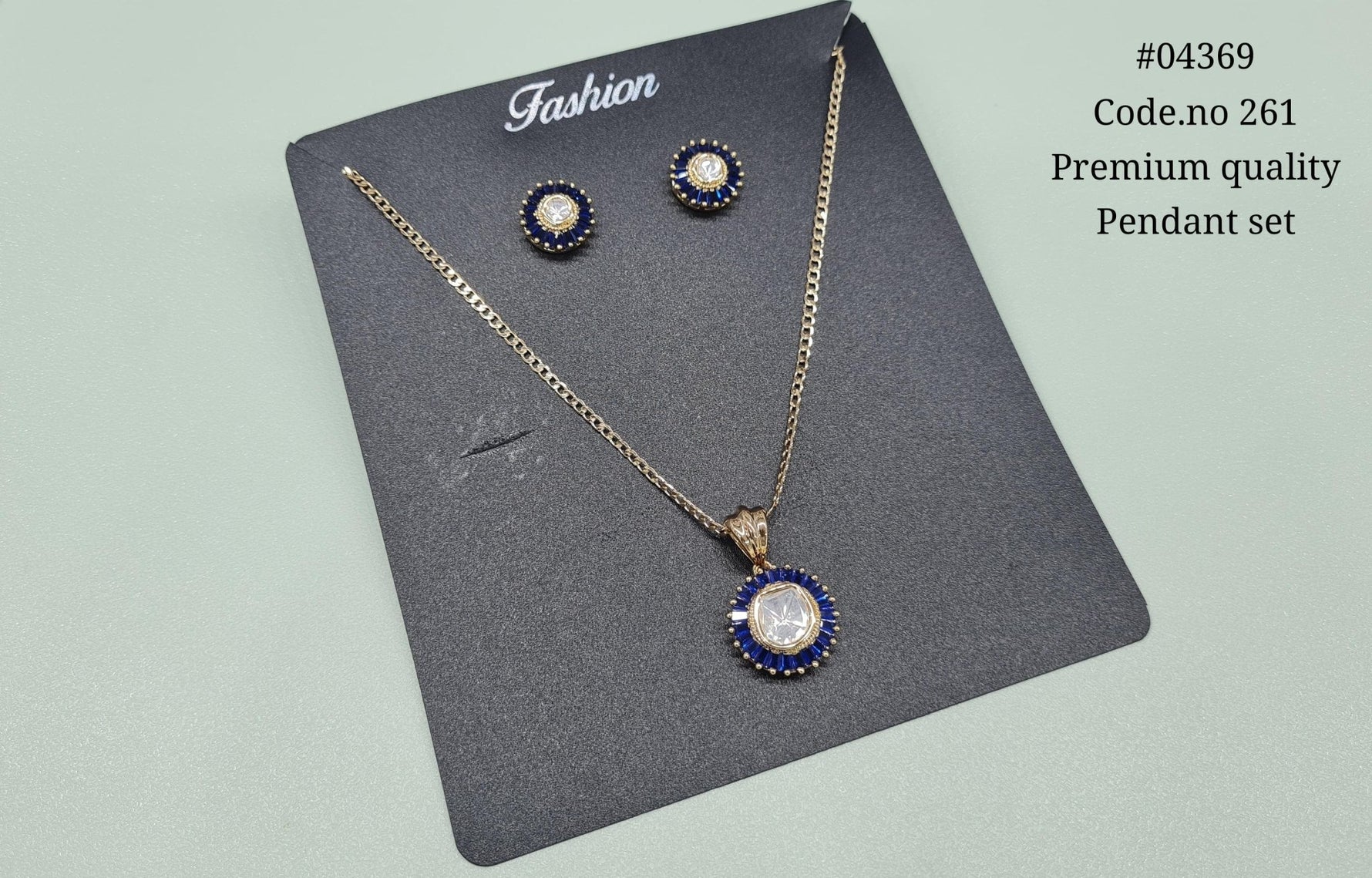 Kundan Pendant 04369 - KRISHNA'S SWETA JEWELLERY