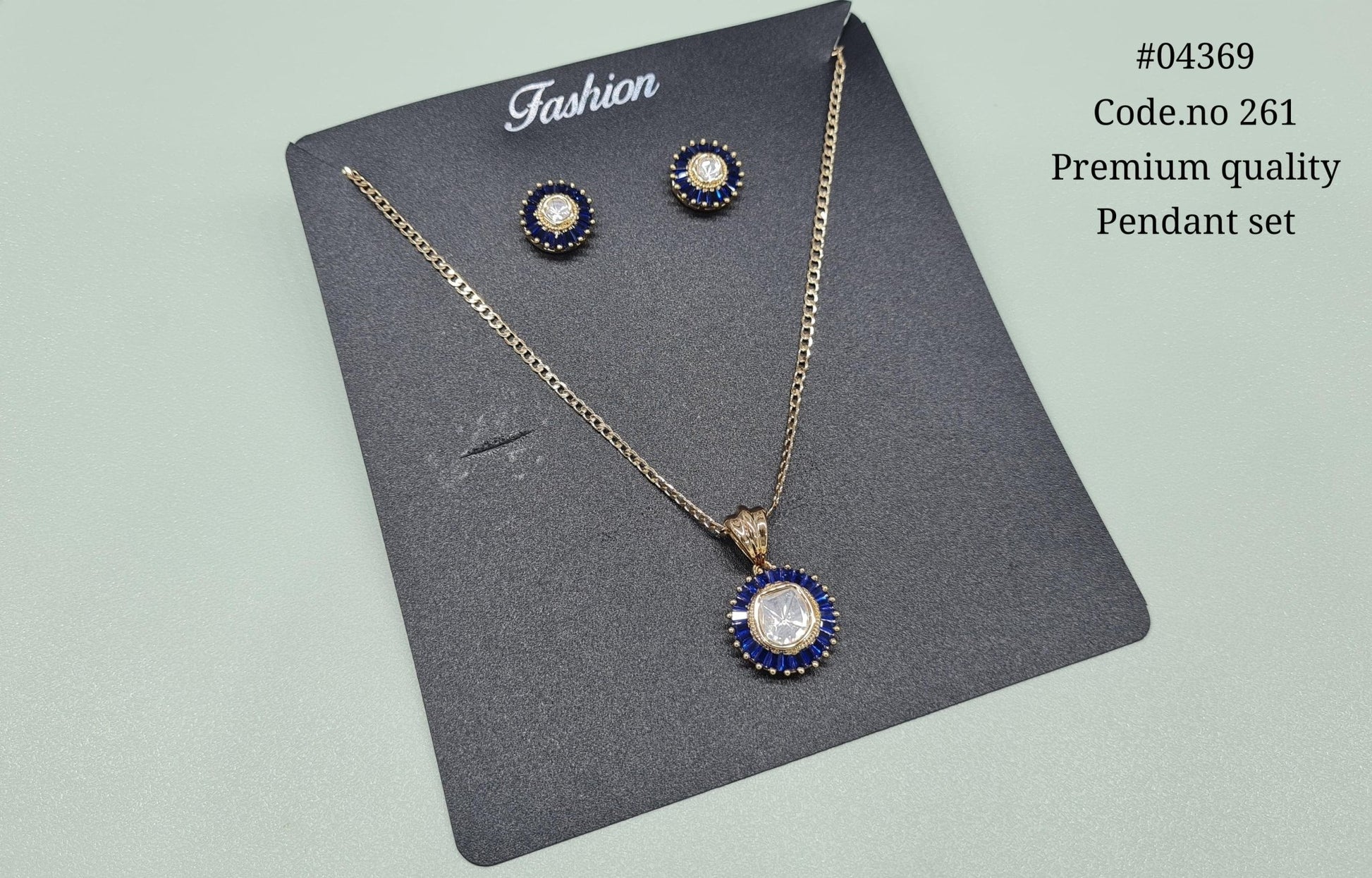 Kundan Pendant 04369 - KRISHNA'S SWETA JEWELLERY