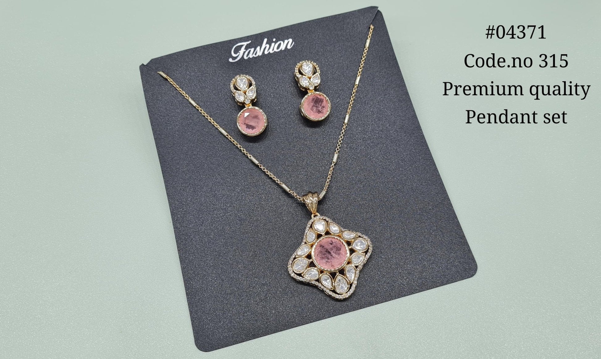 Kundan Pendant 04371 - KRISHNA'S SWETA JEWELLERY