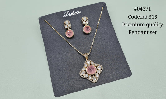 Kundan Pendant 04371 - KRISHNA'S SWETA JEWELLERY