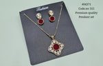 Kundan Pendant 04371 - KRISHNA'S SWETA JEWELLERY
