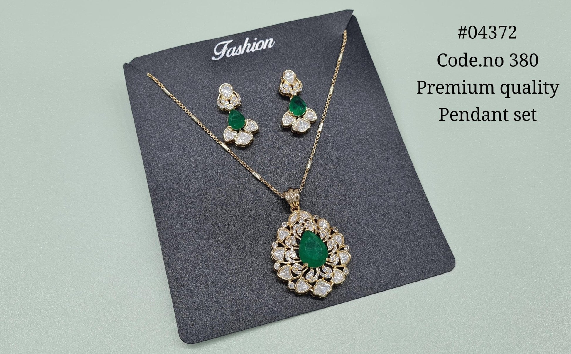 Kundan Pendant 04372 - KRISHNA'S SWETA JEWELLERY