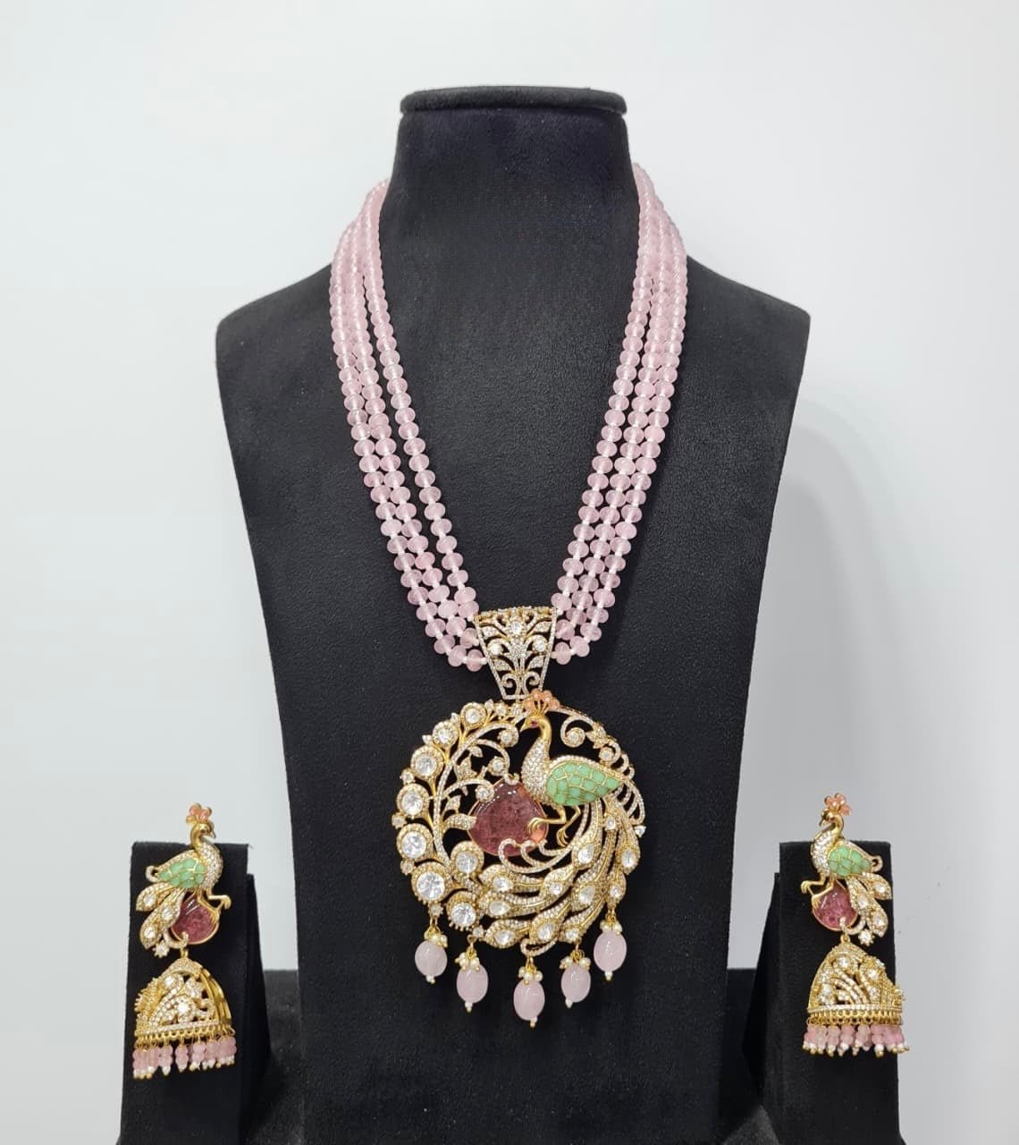Kundan Pendant 07501 - KRISHNA'S SWETA JEWELLERY