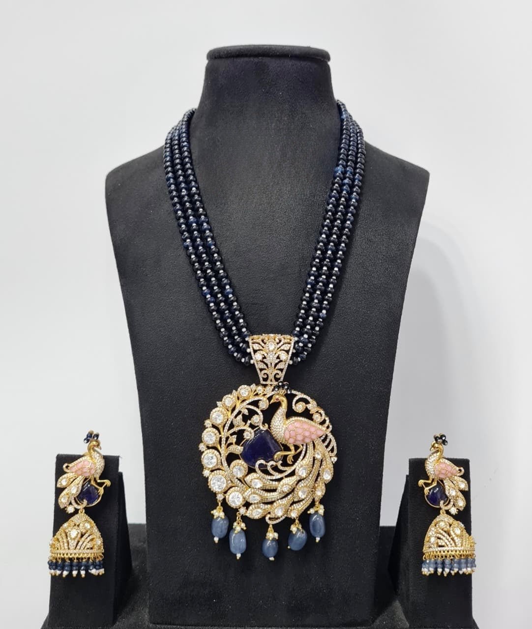 Kundan Pendant 07501 - KRISHNA'S SWETA JEWELLERY