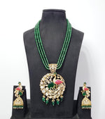 Kundan Pendant 07501 - KRISHNA'S SWETA JEWELLERY