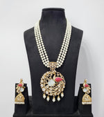 Kundan Pendant 07501 - KRISHNA'S SWETA JEWELLERY