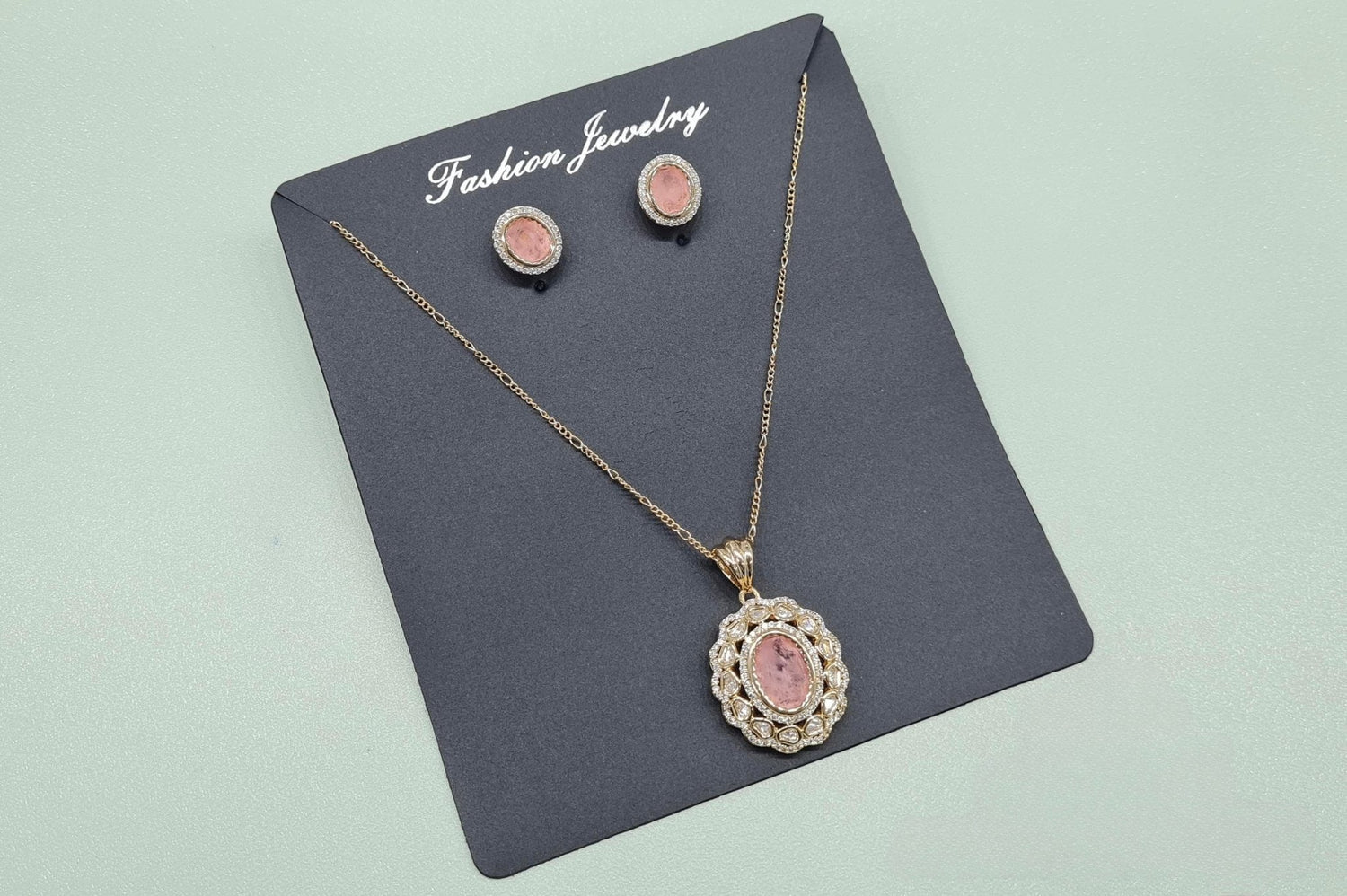 Kundan Pendant 07914 - KRISHNA'S SWETA JEWELLERY