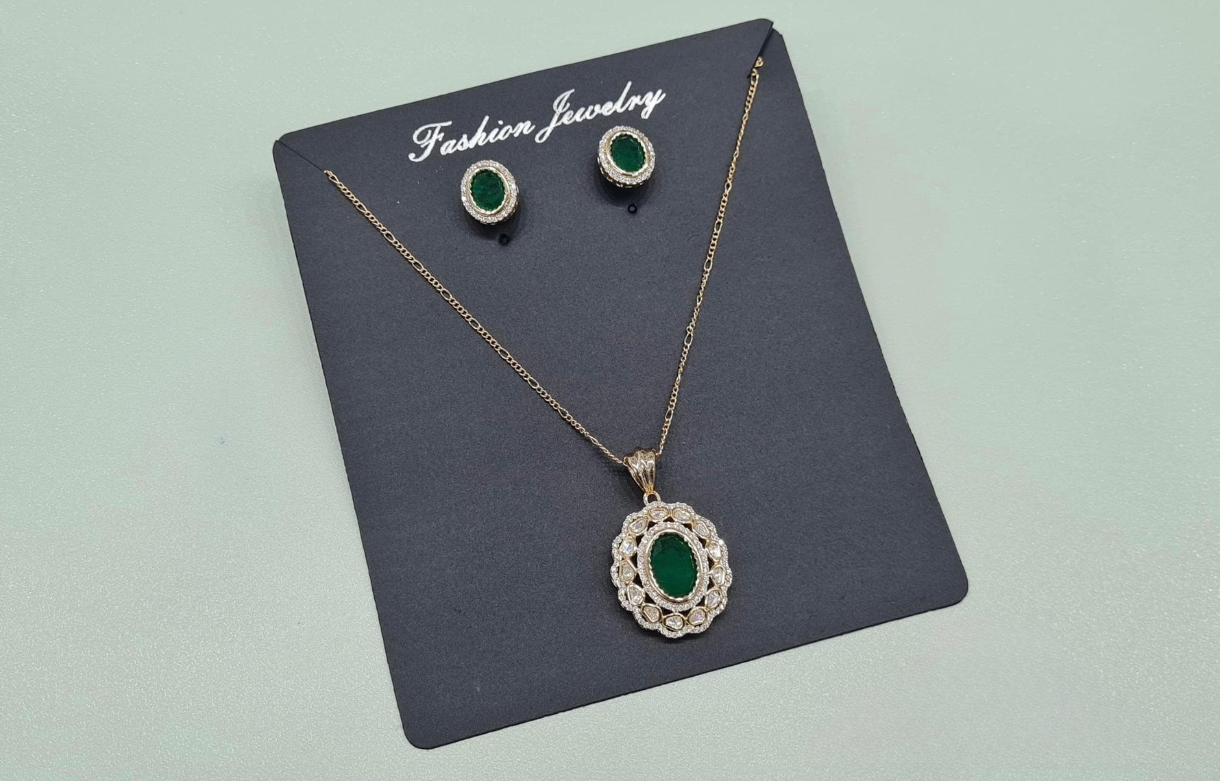 Kundan Pendant 07914 - KRISHNA'S SWETA JEWELLERY