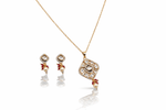 Kundan Pendant 07975 - KRISHNA'S SWETA JEWELLERY