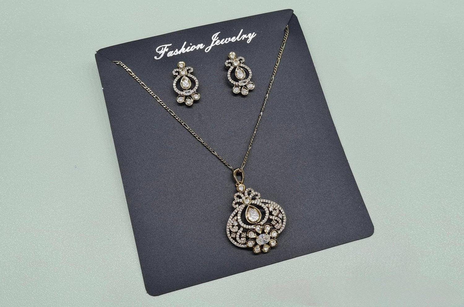 Kundan Pendant 08523 - KRISHNA'S SWETA JEWELLERY