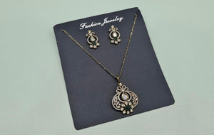 Kundan Pendant 08523 - KRISHNA'S SWETA JEWELLERY
