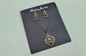 Kundan Pendant 08523 - KRISHNA'S SWETA JEWELLERY