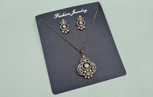 Kundan Pendant 08523 - KRISHNA'S SWETA JEWELLERY
