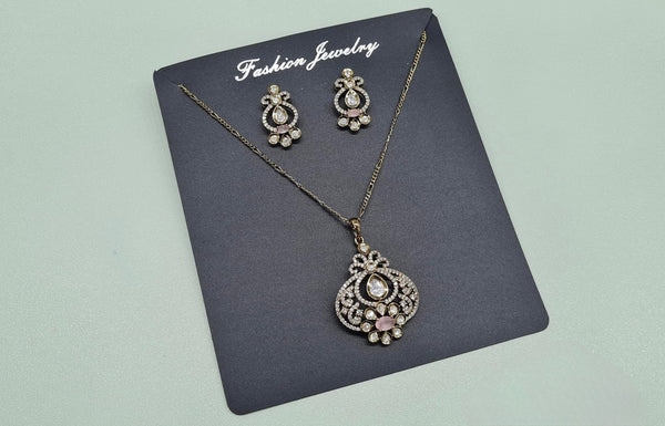 Kundan Pendant 08523 - KRISHNA'S SWETA JEWELLERY