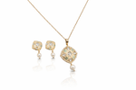 Kundan Pendant 08702 - KRISHNA'S SWETA JEWELLERY