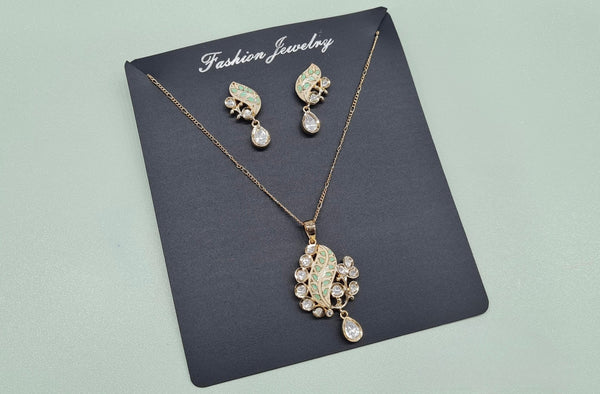 Kundan Pendant 08704 - KRISHNA'S SWETA JEWELLERY