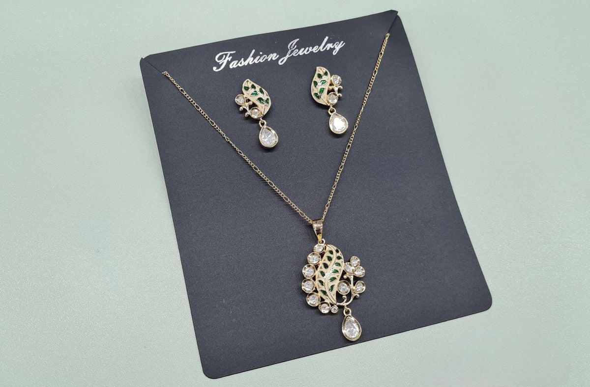 Kundan Pendant 08704 - KRISHNA'S SWETA JEWELLERY