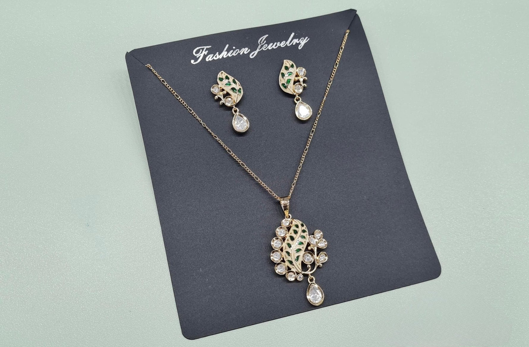 Kundan Pendant 08704 - KRISHNA'S SWETA JEWELLERY