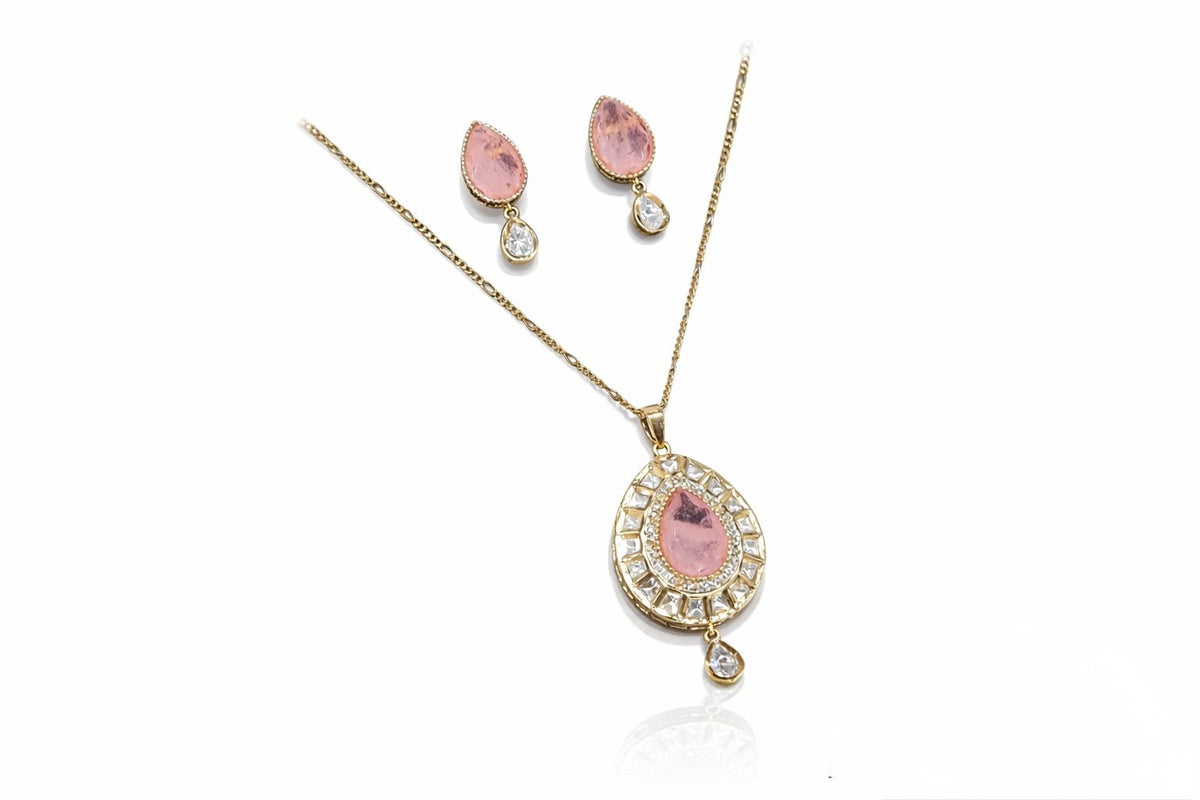 Kundan Pendant 08705 - KRISHNA'S SWETA JEWELLERY