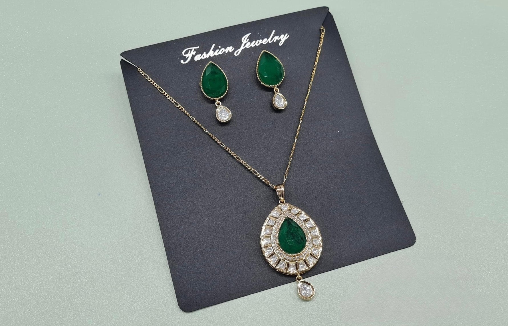 Kundan Pendant 08705 - KRISHNA'S SWETA JEWELLERY