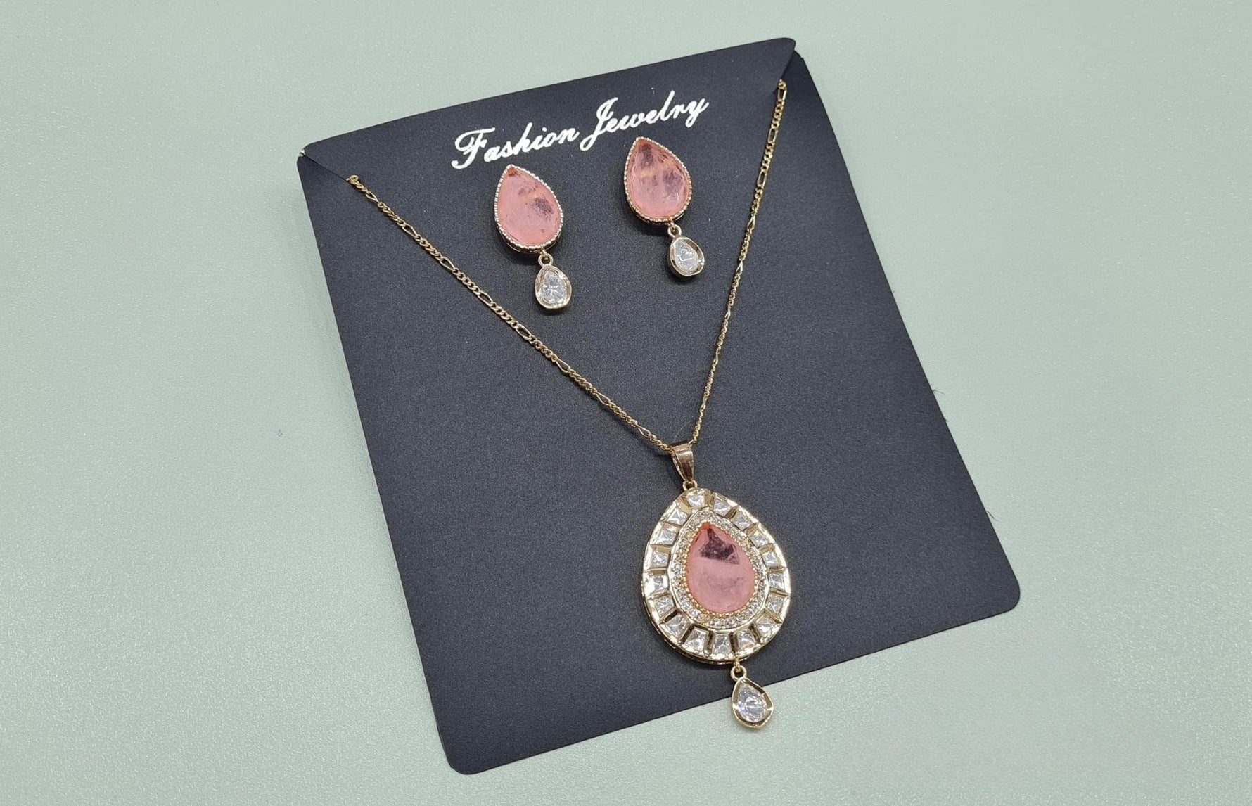 Kundan Pendant 08705 - KRISHNA'S SWETA JEWELLERY