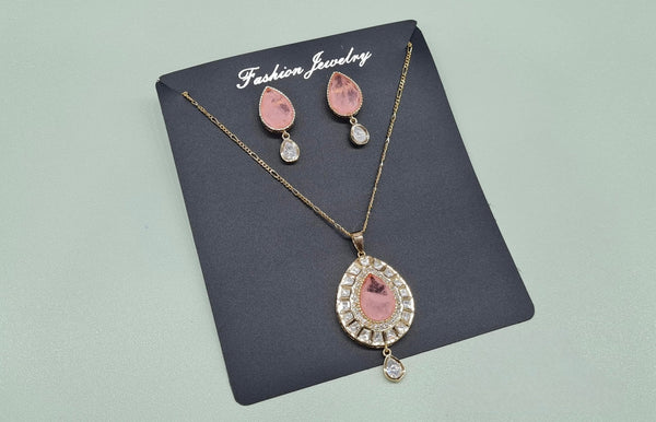 Kundan Pendant 08705 - KRISHNA'S SWETA JEWELLERY