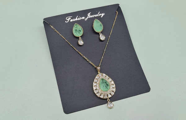 Kundan Pendant 08705 - KRISHNA'S SWETA JEWELLERY